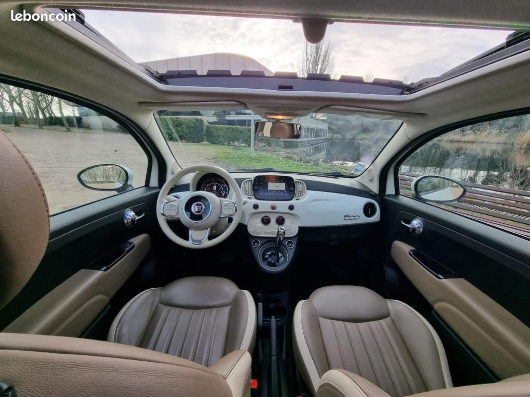 Fiat 500 SERIE 6 0.9 85 ch SS Dualogic S – Toit ouvrant CUIR